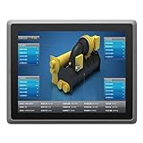 SunKol 19 Zoll lüfterloser Industrie-Panel-PC, All-in-One-Embedded-Panel-PC mit kapazitivem Touchscreen,…