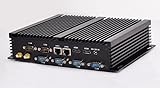 New Haswell i7 4500U Industrial PC IPC Mini PC Fanless PC with Dual LAN GbE 8G RAM 256G SSD Support…