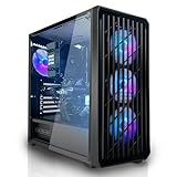 SYSTEMTREFF Basic Gaming PC AMD Ryzen 5 5600 6x4.4GHz | Nvidia GeForce RTX 3060 8 GB DX12 | 1TB M.2…