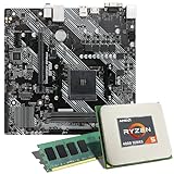Mainboard Bundle | AMD Ryzen 5 4500 6x3600 MHz, ASUS Prime A520M-K, 8 GB DDR4-RAM, 1x M.2 Port, 4X SATA…