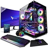 Vibox III-24 SG PC Gamer - 27" 165Hz Curved Monitor-Series - 8 Core Intel i7 10700T Prozessor 4.8GHz…
