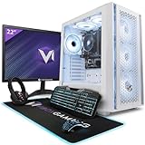 Vibox I-10 Gaming PC - 22" Monitor-Paket - Quad-Core AMD Ryzen 3200G Prozessor 4GHz - Radeon Vega 8-8GB…