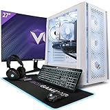 Vibox VIII-56 Gaming PC Set Komplett - Monitor 27 Zoll - Intel i9 11900F Prozessor - RTX 3060 OC 12GB…