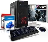 shinobee Komplett PC Quad Gaming Computer mit 3 Jahren Garantie! | Athlon™ X4 950 Quad Core, 3.8 GHz…