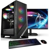 Kiebel Online Gamer PC-Komplettsystem (24", AMD Ryzen 5 AMD Ryzen 5 4600G, Radeon Vega, 8 GB RAM, 1000…