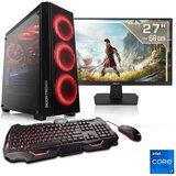 CSL HydroX V27115 Gaming-PC-Komplettsystem (27", Intel® Core i7 12700F, NVIDIA GeForce RTX 3050, 16…