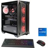 GAMEMAX Brufen C1 7010 Gaming-PC (Intel® Core i7 13700F, RTX 4080, 16 GB RAM, 1000 GB SSD, Wasserkühlung,…