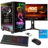 Hyrican Rockstar SET02443 Gaming-PC-Komplettsystem (24", Intel® Core i5 13400F, RTX 4060, 16 GB RAM,…