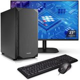 Kiebel Silent Gaming-PC-Komplettsystem (27", Intel Core i5 Intel Core i5-12400, UHD Graphics 730, 16…