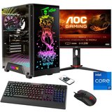 Hyrican Rockstar SET02447 Gaming-PC-Komplettsystem (24", Intel® Core i7 13700F, RTX 4060, 16 GB RAM,…