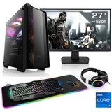 CSL HydroX V27345 Gaming-PC-Komplettsystem (27", Intel® Core i7 13700F, GeForce RTX 3070, 32 GB RAM,…
