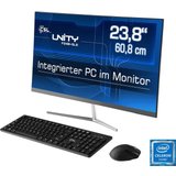 CSL Unity F24-GLS mit Windows 10 Home All-in-One PC (23,8 Zoll, Intel Celeron N4120, UHD Graphics 600,…