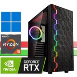 X-HARDWARE X-Gaming Computer Ryzen5 4500, 64GB RAM, 256GB NVMe + bis zu 4TB HDD Gaming-PC (AMD Ryzen…