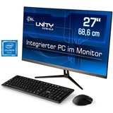 CSL Unity F27-GLS mit Windows 10 Pro All-in-One PC (27 Zoll, Intel® Celeron Celeron® N4120, UHD Graphics,…