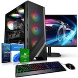 Kiebel Online Gamer PC-Komplettsystem (24", AMD Ryzen 5 AMD Ryzen 5 4600G, Radeon, 16 GB RAM, 512 GB…