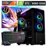 Meinpc Elite Set Ryzen 7 RTX [Quantum] Gaming-PC-Komplettsystem (27,00", AMD Ryzen 7 5700X, Nvidia Geforce®…
