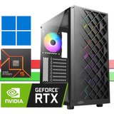 X-HARDWARE Computer 7600, 32GB DDR5 RAM, 1TB NVMe + bis zu 4TB HDD Gaming-PC (AMD Ryzen 5 7600, Nvidia…